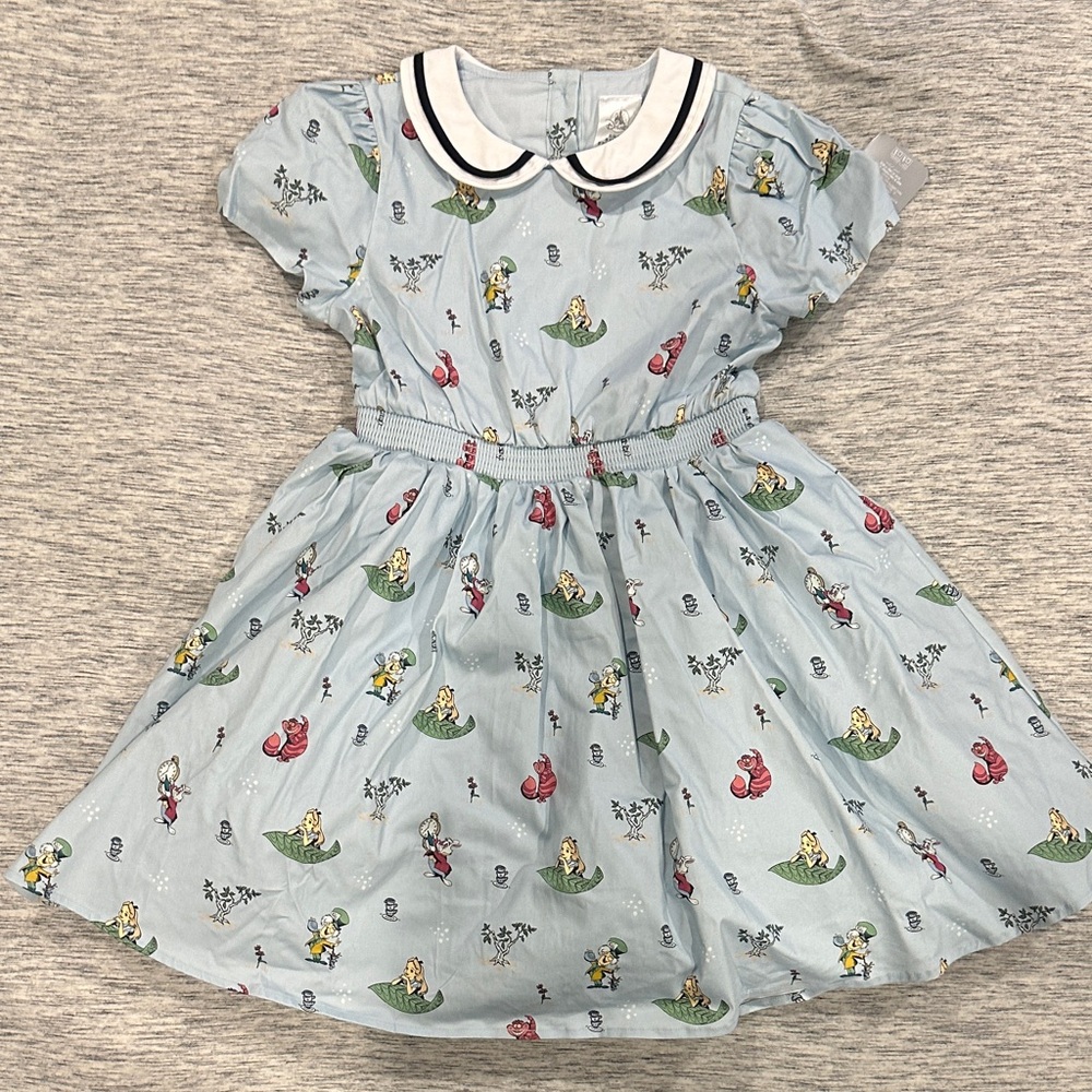 Disney Pastel Blue Dress with Fun Character Design